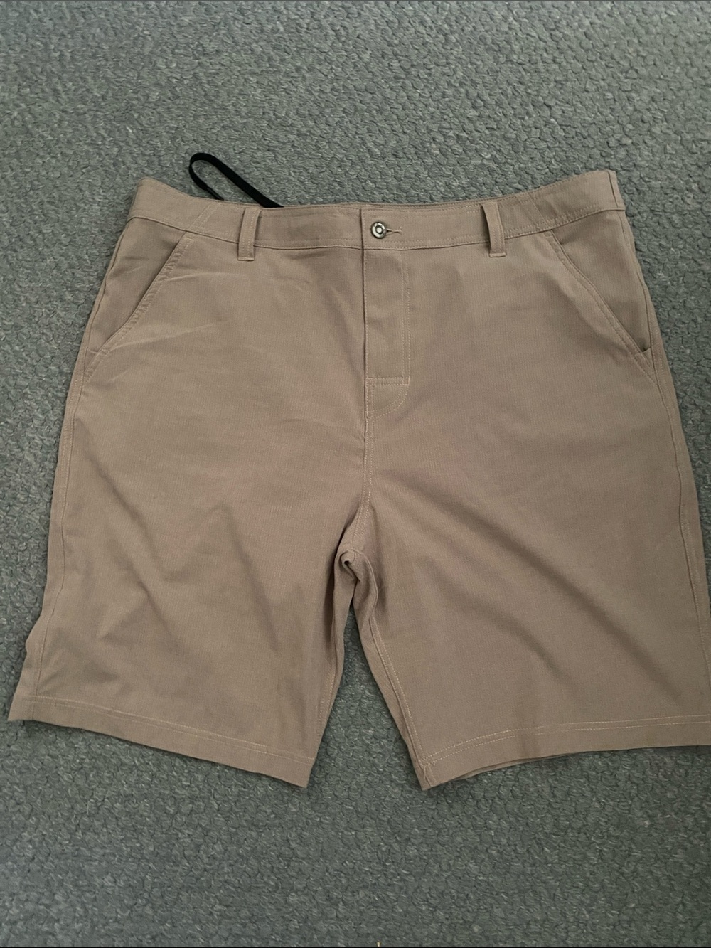 Prana Men's tan / khaki Flat-Front Shorts